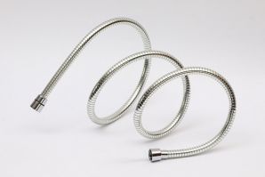 批发波纹银圈抗菌高抗拉耐用浴室PVC淋浴管